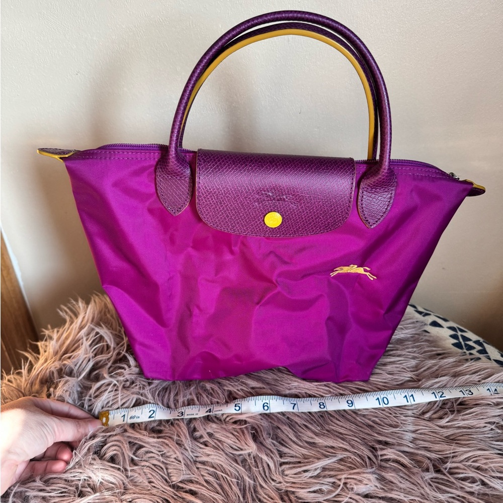 Longchamp Purple Tote Bag